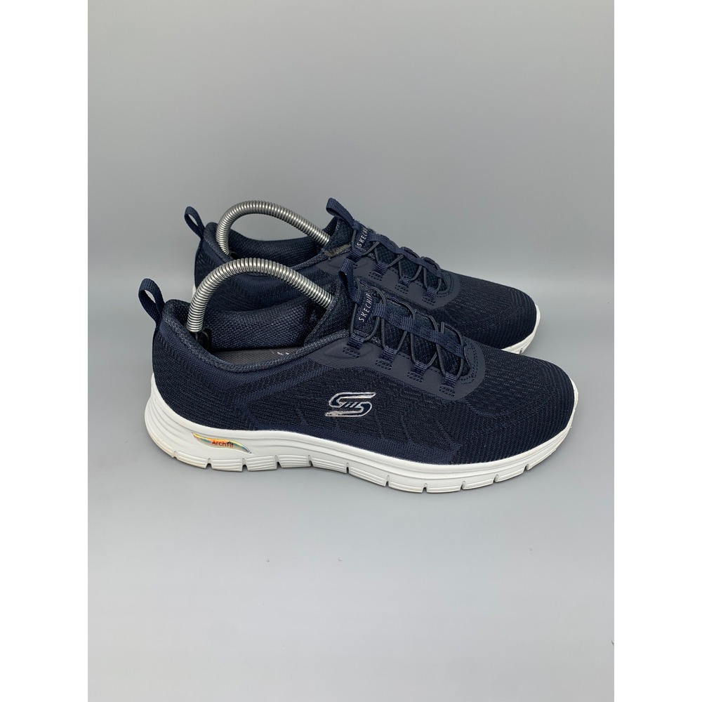 Skechers Arch Fit Vista Navy Walking Shoes 104377‎ Women's Sz 9